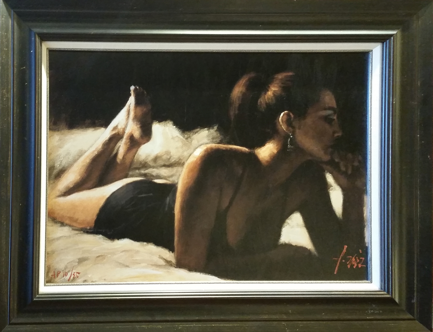 Fabian Perez Paola in Bed